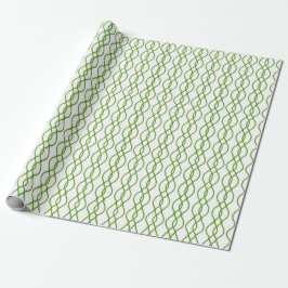 Grünes Weihnachtspapier Geschenkpapier