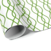 Grünes Weihnachtspapier Geschenkpapier (Rolleneckpunkt)