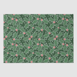 Grünes Weihnachtspapier Seidenpapier