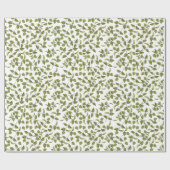 Grünes Weinbaupapier Geschenkpapier (Flach)