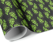 Grünes Weinpapier Geschenkpapier (Rolleneckpunkt)