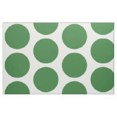 Grünes weißes großes Tupfen-Gewebe Stoff (Fat Quarter (45,7 x 55,9 cm))