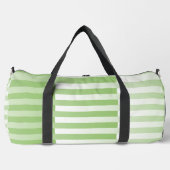 Grünes, weißes Muster Duffle Bag (Vorderseite)
