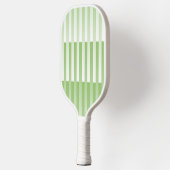 Grünes, weißes Muster Pickleball Schläger (Links)