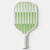 Grünes, weißes Muster Pickleball Schläger (Rückseite)