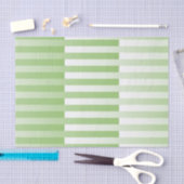 Grünes, weißes Muster Seidenpapier (Handwerk)