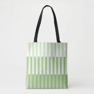 Grünes, weißes Muster Tasche