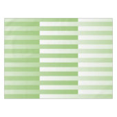 Grünes, weißes Muster Tischdecke (Vorderseite (Horizontal))