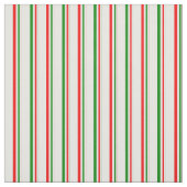 Grünes, weißes, rotes Muster Stoff (Muster)