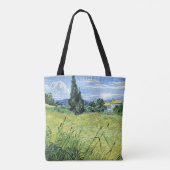 Grünes Weizenfeld mit Zypresse, Tasche (Rückseite)