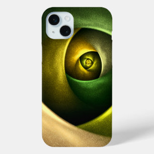 Grünes Wirbel-Blumen-Modernes-Abstraktes-Kunstmust Case-Mate iPhone Hülle