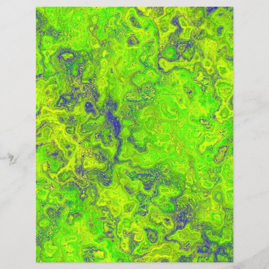 Grünes Wirbelmarmor-Massenschrott-Album-Papier Sei Flyer (Vorne)