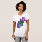 Grünes Yin und Yang T-Shirt (Vorne ganz)