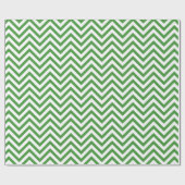 Grünes Zickzack Muster Zigzag Textur Geschenkpapier (Flach)