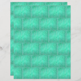 Grünes Ziegelmuster, Scrapbook Paper