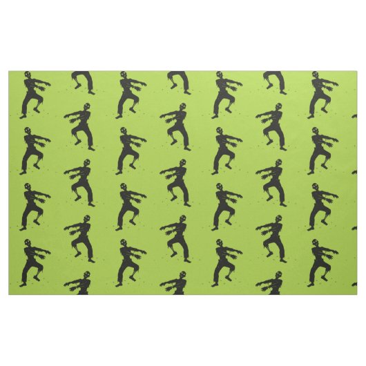 Grünes Zombie-Muster Stoff (Fat Quarter (45,7 x 55,9 cm))