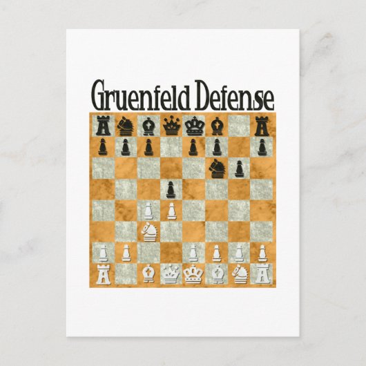 Grünfeld Defense Postkarte (Vorderseite)