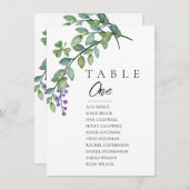 Grünfläche Minimale Sitzordnung Einladung (Vorne/Hinten)