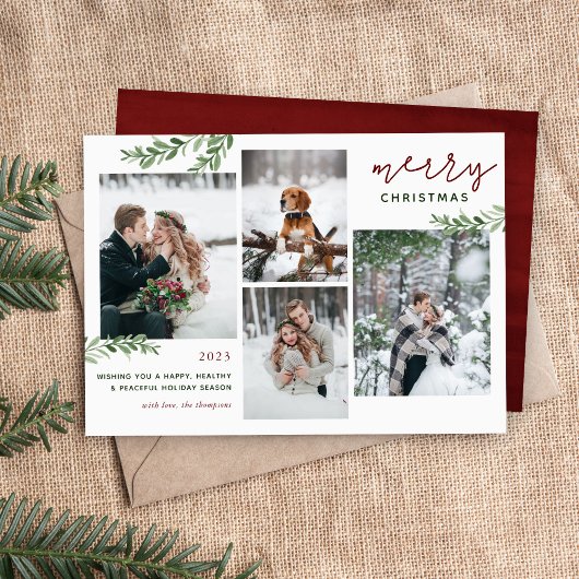 Grünflächen Branches 4 Fotomaterial Feiertagskarte