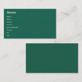 Grünfliesen - Unternehmen Visitenkarte (Vorne/Hinten)