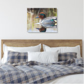 Grünflügelige Aquamarin Leinwanddruck (Insitu (Schlafzimmer))