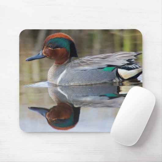 Grünflügelige Aquamarin Mousepad (Mit Mouse)