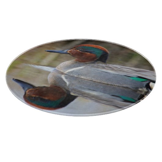 Grünflügelige Aquamarin Schneidebrett (Ecke)