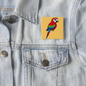 Grünflügeliger Macaw Button (Beispiel)