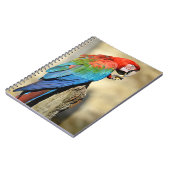 Grünflügelmaka Notizblock (Linke Seite)