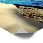 Grünflügelmaka Poster (Ecke)