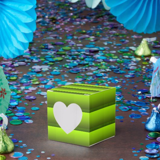 Grünfolie Geschenkschachtel (Party)