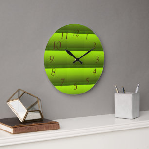 Grünfolie Große Wanduhr