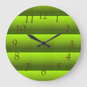 Grünfolie Große Wanduhr (Vorderseite)