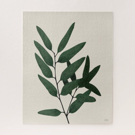 Grünfolie | Schöne Pflanze Puzzle (Vertikal)