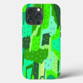 Grünfolien Abstrakt Case-Mate iPhone Hülle (Rückseite)