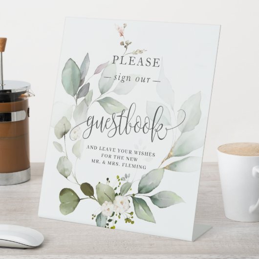 Grünfolien Unterschreiben Unsere Gästebücher Pedes Sockelschild (In Situ)