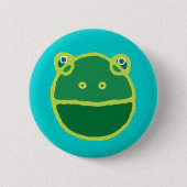 Grünfrosch Button (Vorderseite)