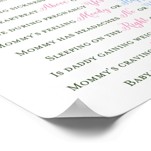 Grünfutter Poster (Ecke)