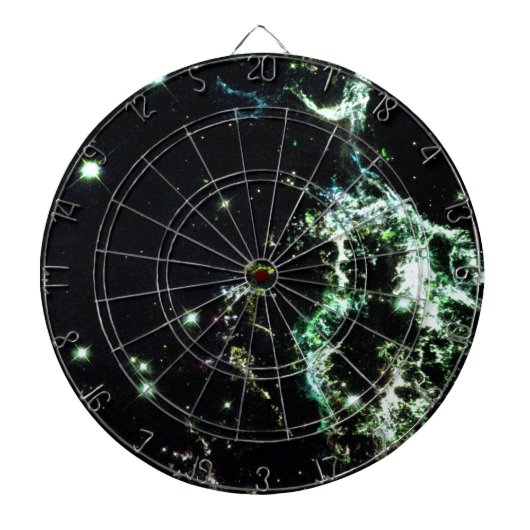 Grüngalaxie Dartscheibe (vorne)
