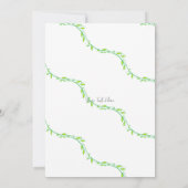 Grüngarten Einladung (Rückseite)