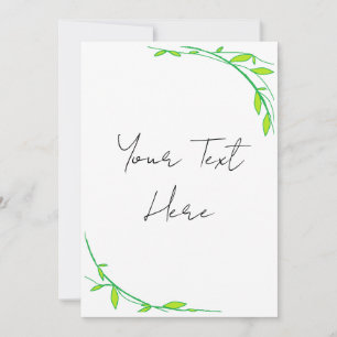 Grüngarten Einladung