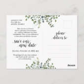 Grüngarten, Rett unser neues Datum, verschoben Postkarte (Rückseite)