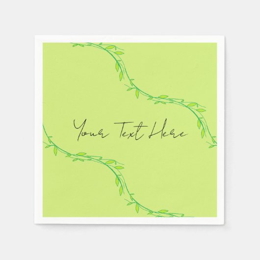 Grüngarten Serviette (Vorderseite)