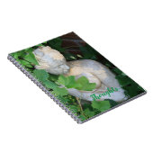 Grüngarten Skulptur Motivierend Natur Notizblock (Rechte Seite)