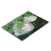 Grüngarten Skulptur Motivierend Natur Notizblock (Linke Seite)