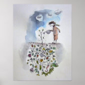 Grüngarten von Introvert Poster (Vorne)