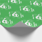 Grüngartengießen kann Geburtstagsverpackungspapier Geschenkpapier (Ecke)