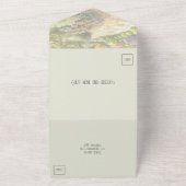 Grüngartenhochzeit All In One Einladung (Außenbereich)