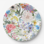 Grüngartenplatten Pappteller (Vorderseite)