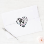 Grunge 16 . Geburtstag Sticke Herz-Aufkleber (Umschlag)